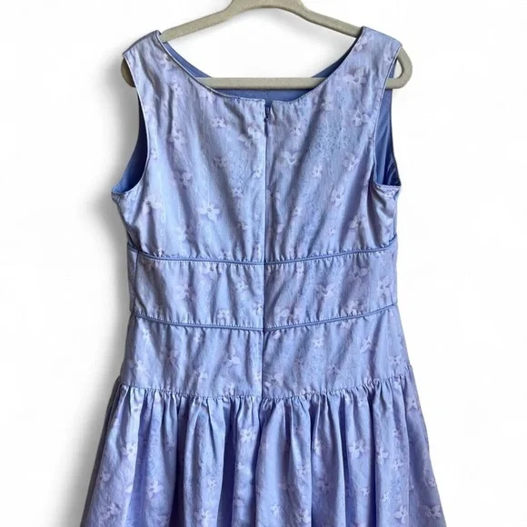 American Girl Kids Light Blue Floral Dress - 7 - Picture 3 of 8